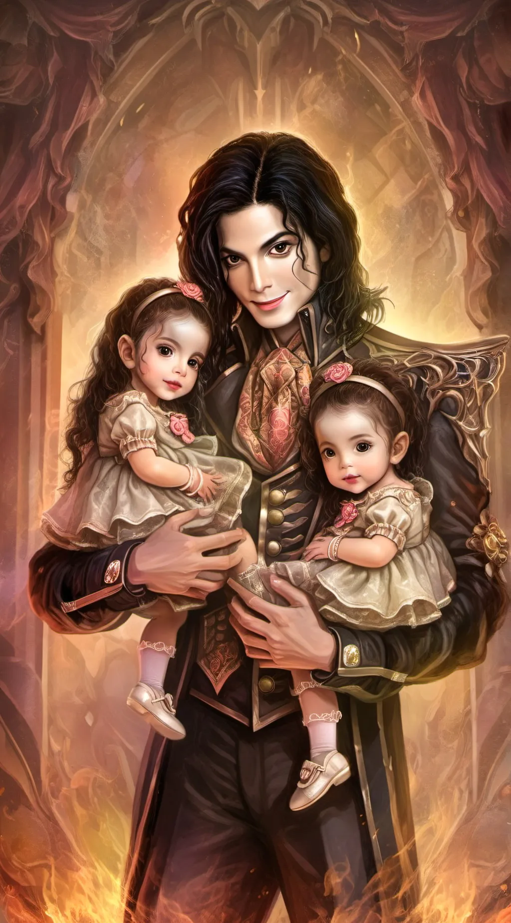 ai character: Michaeljacksondad background