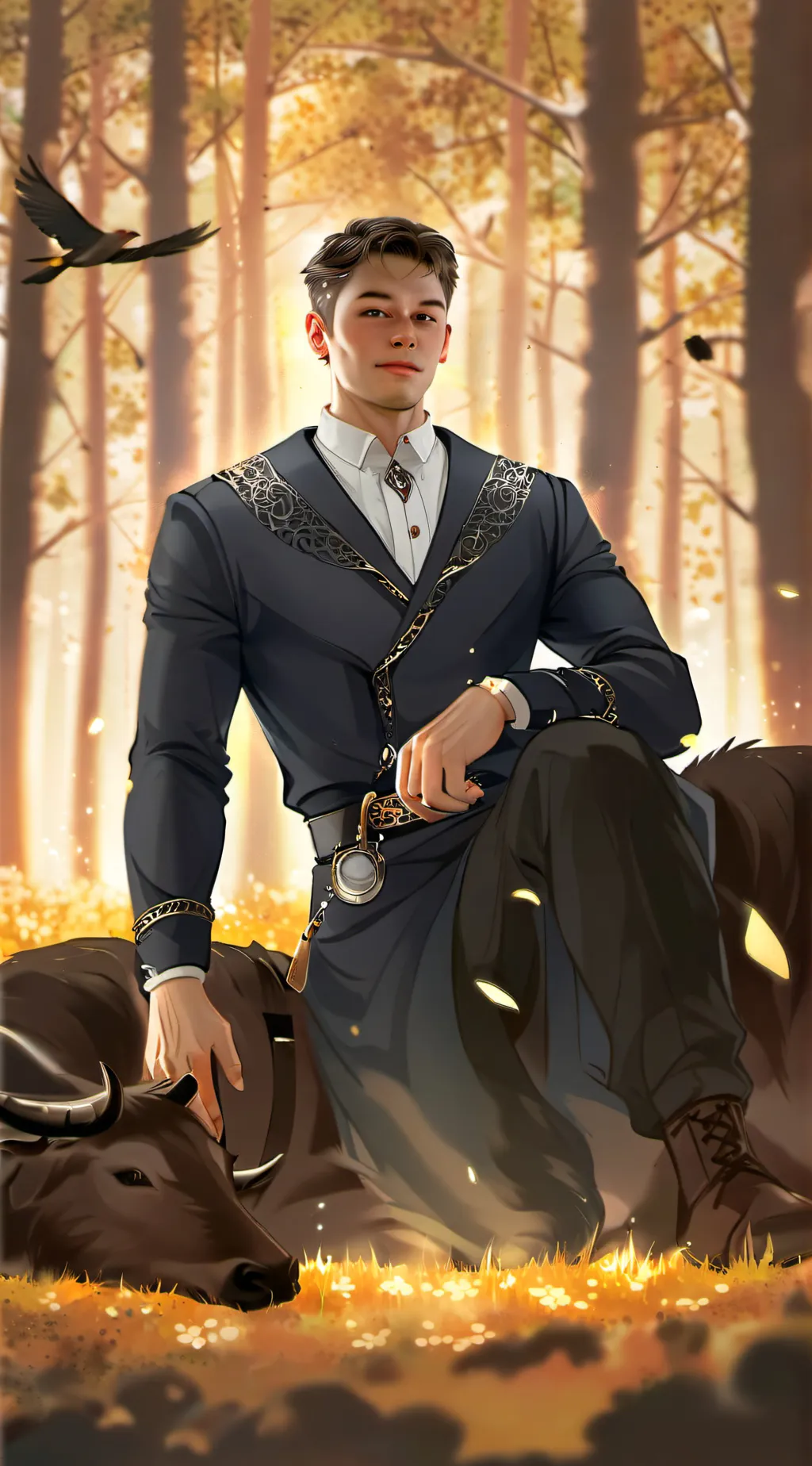 ai character: THE HUG MONSTER background