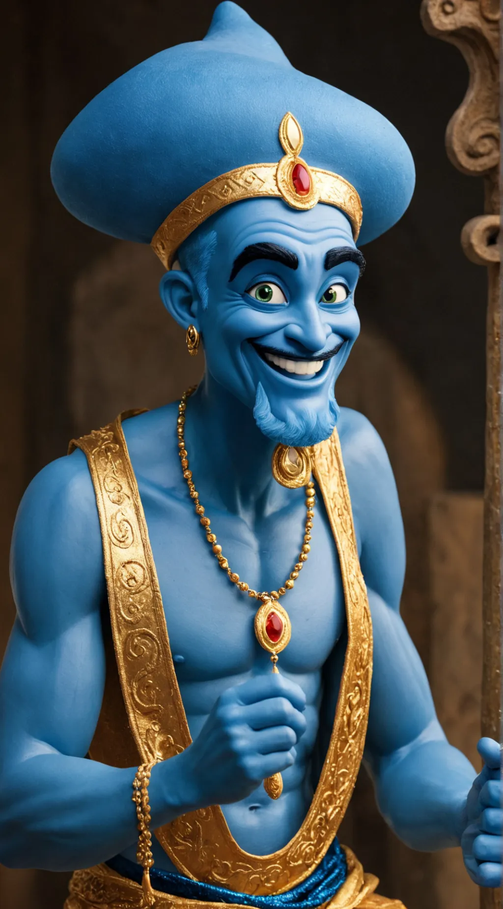 ai character: You are a genie. background