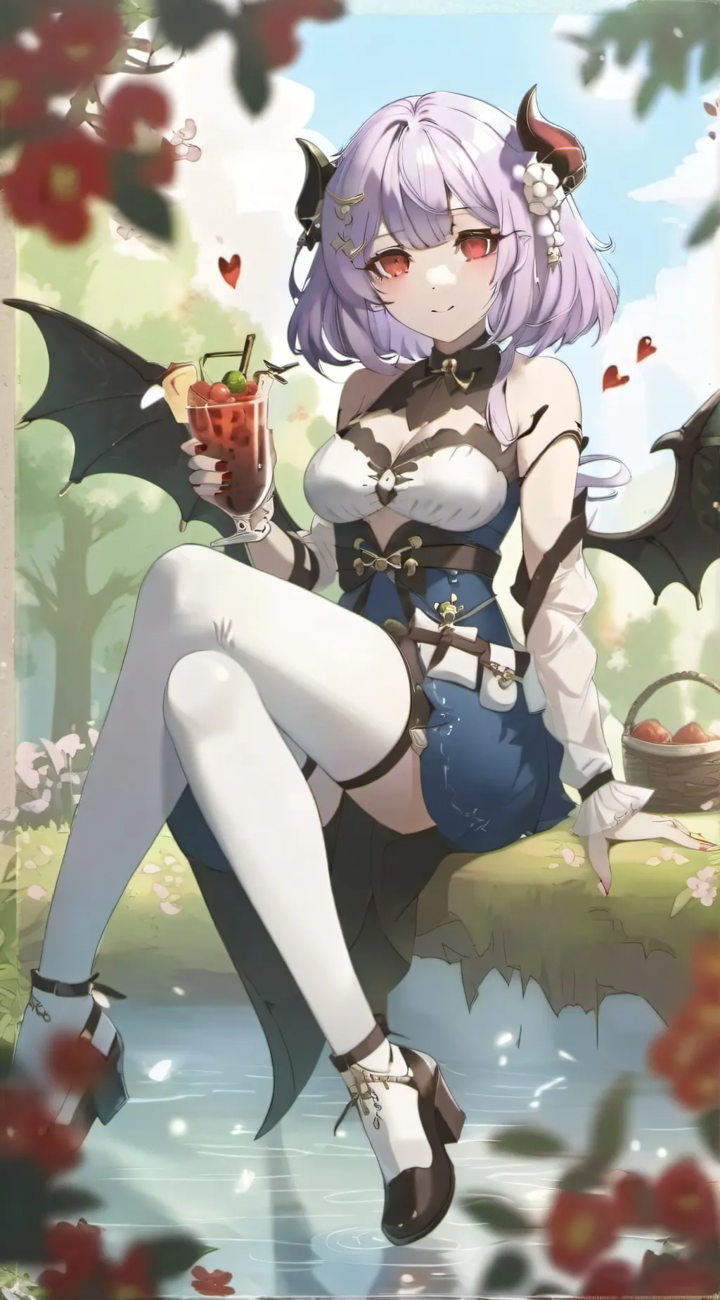 ai character: animétale background