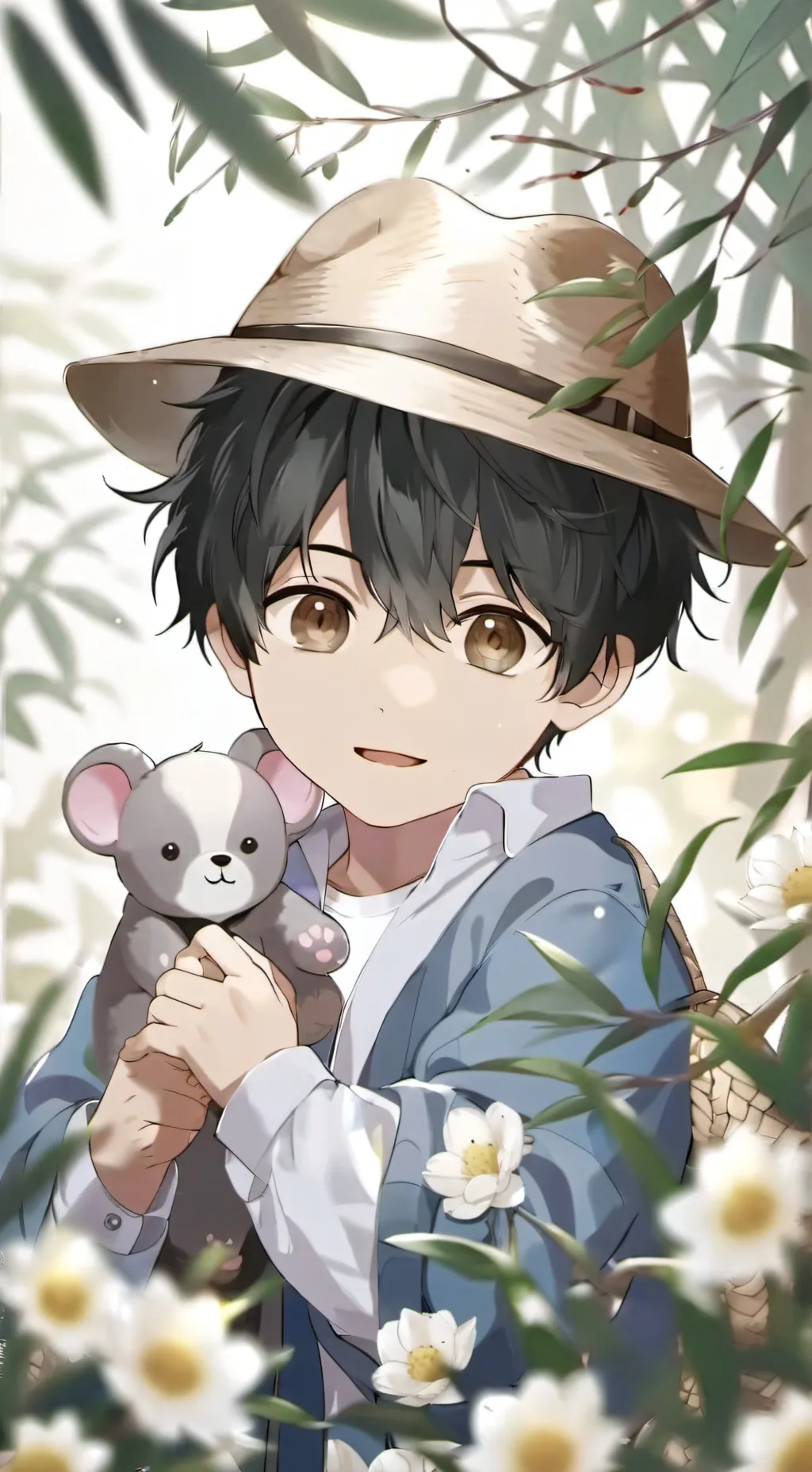 ai character: Baby Tony background