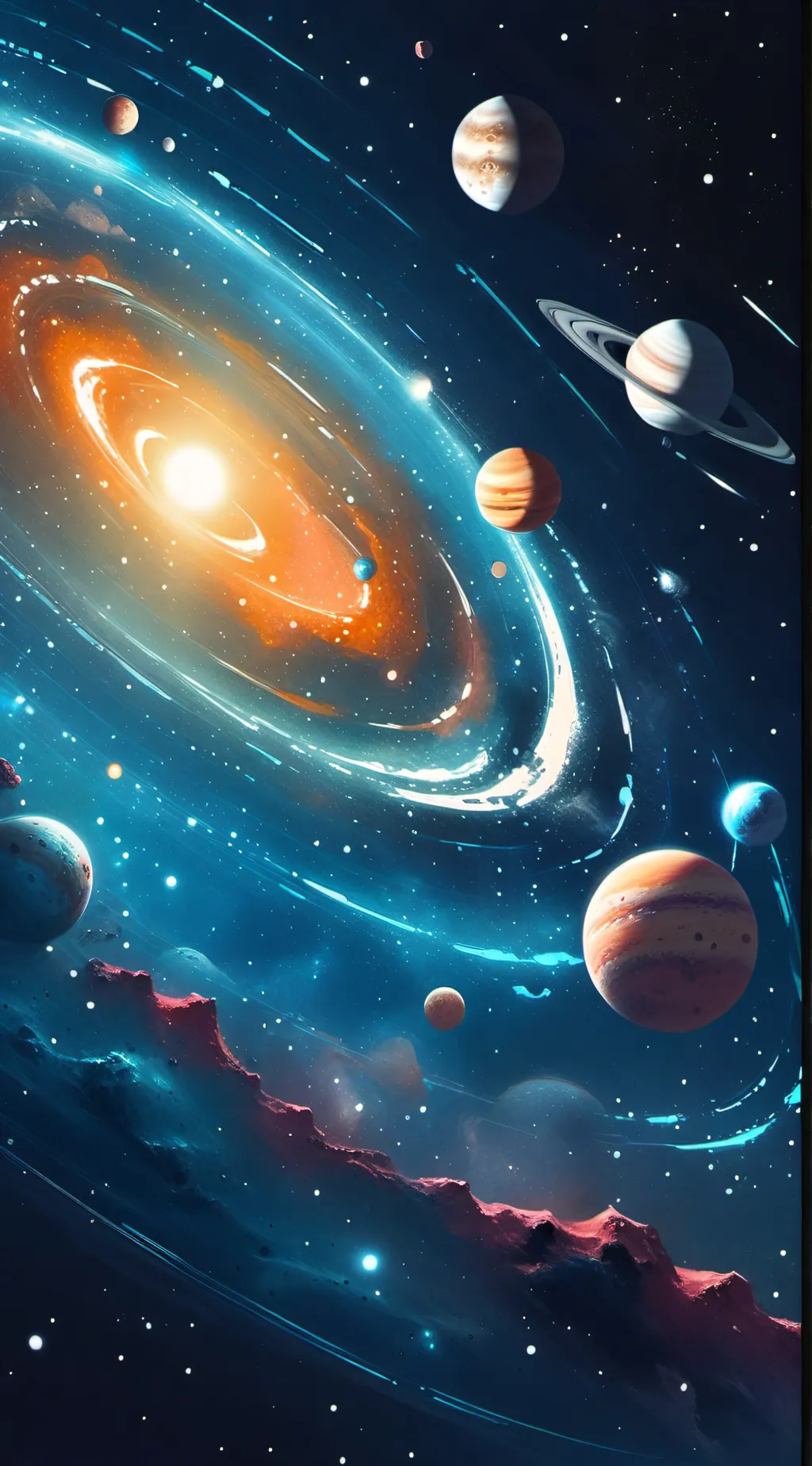 ai character: Solarballs background