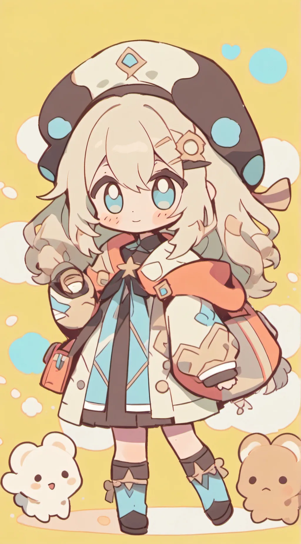 ai character: Zoey TD background