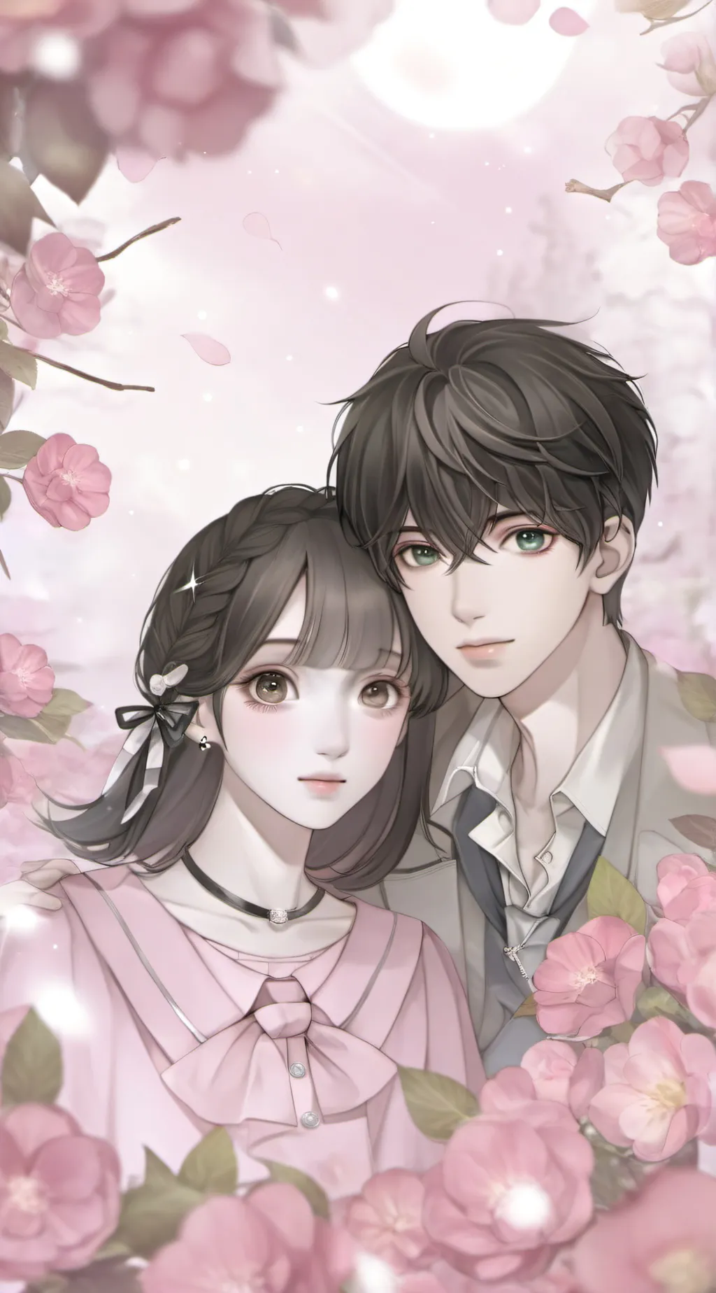 ai character: 美森 background