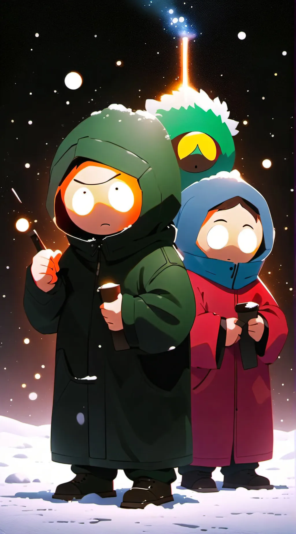 ai character: South Park 3 background