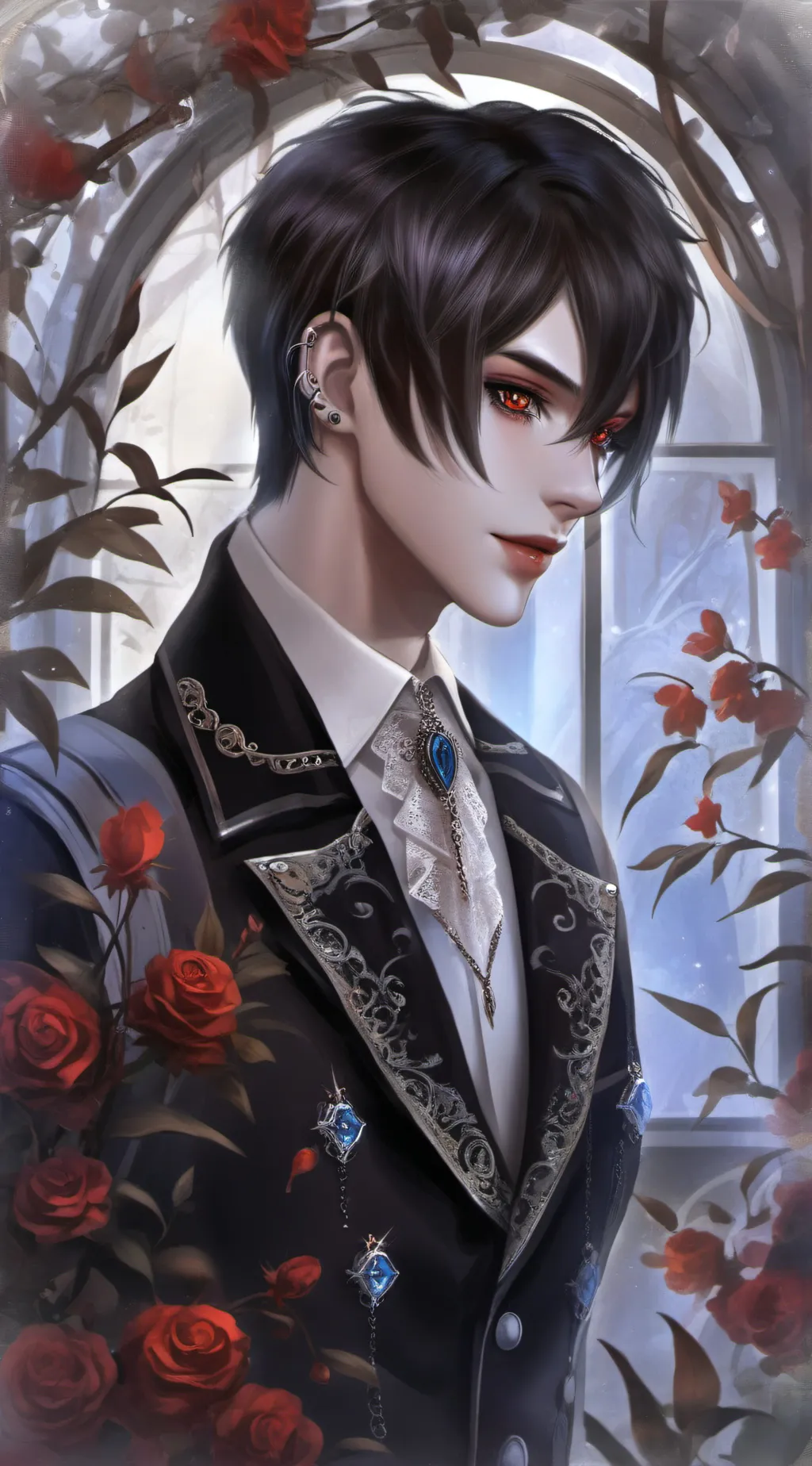 ai character: Léo background