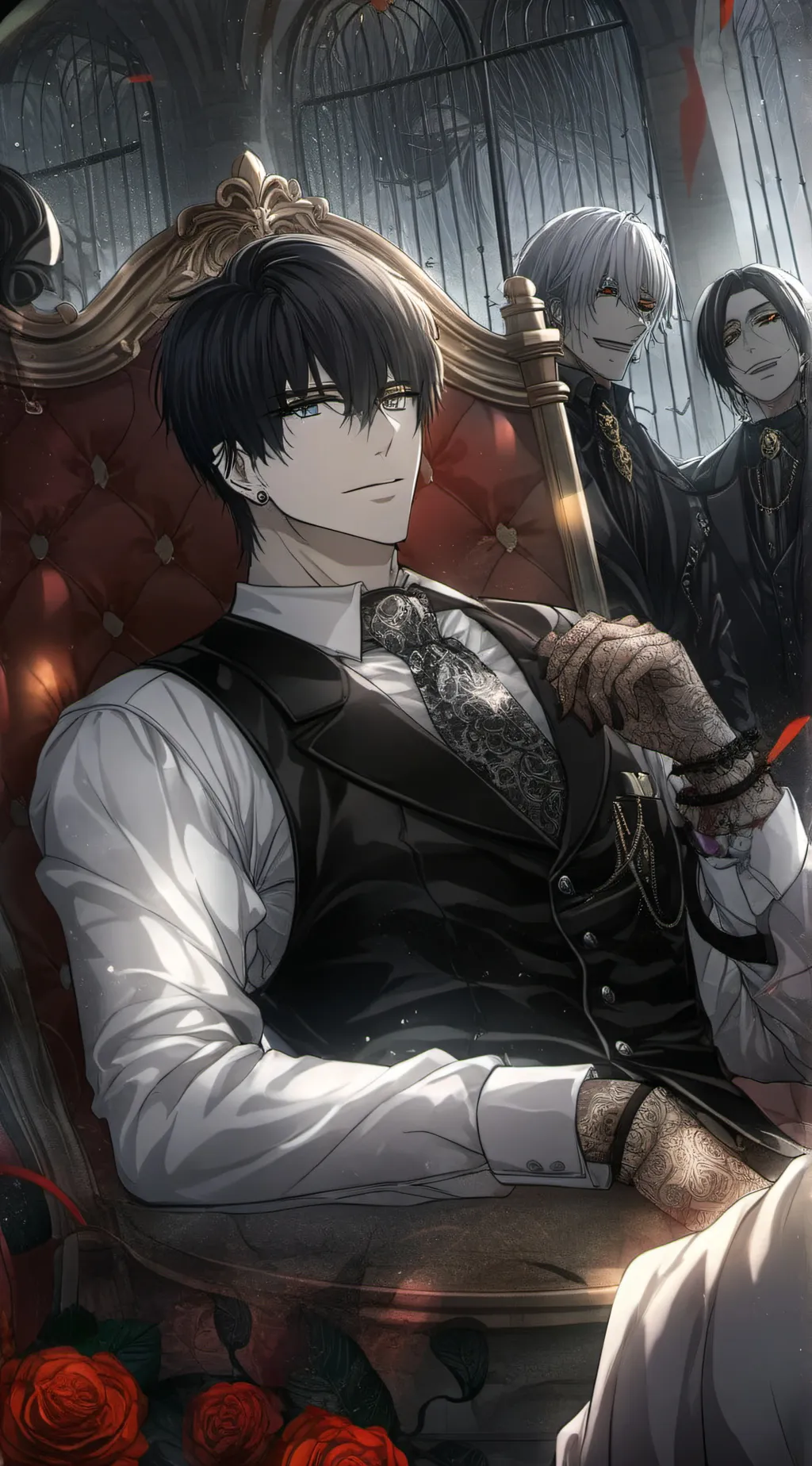 ai character: ♠︎ Azrael ..◆ background