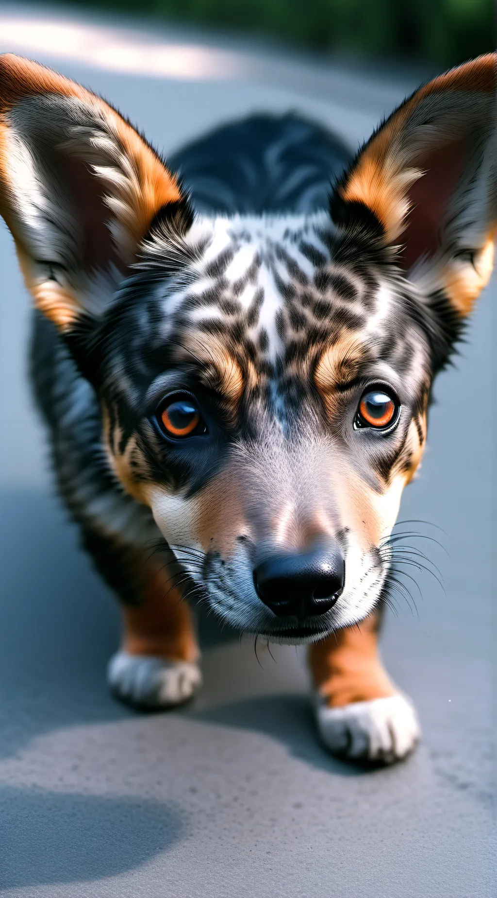 ai character: Alfie French  background