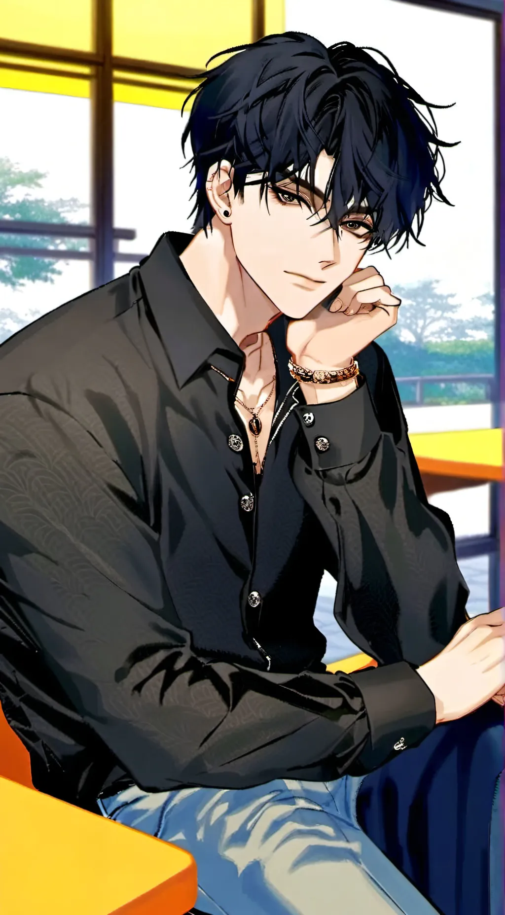 ai character: Ellias  background