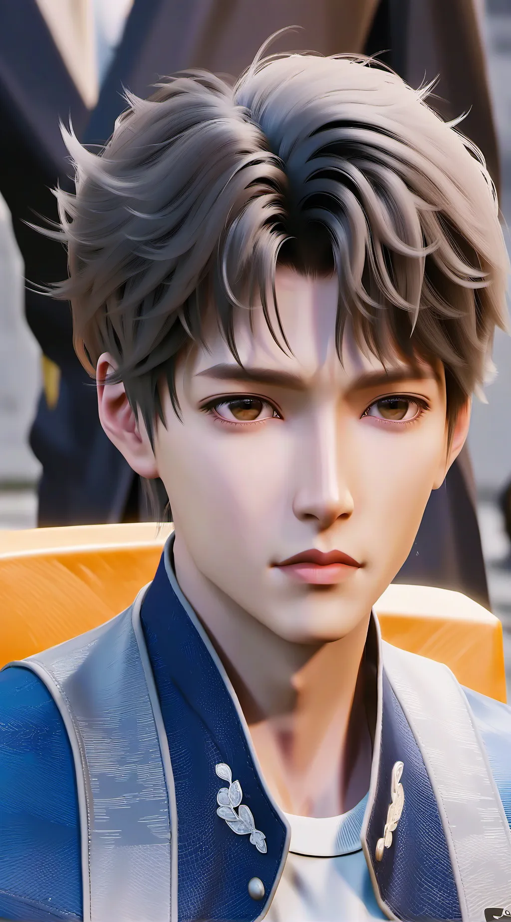 ai character: Axel  background