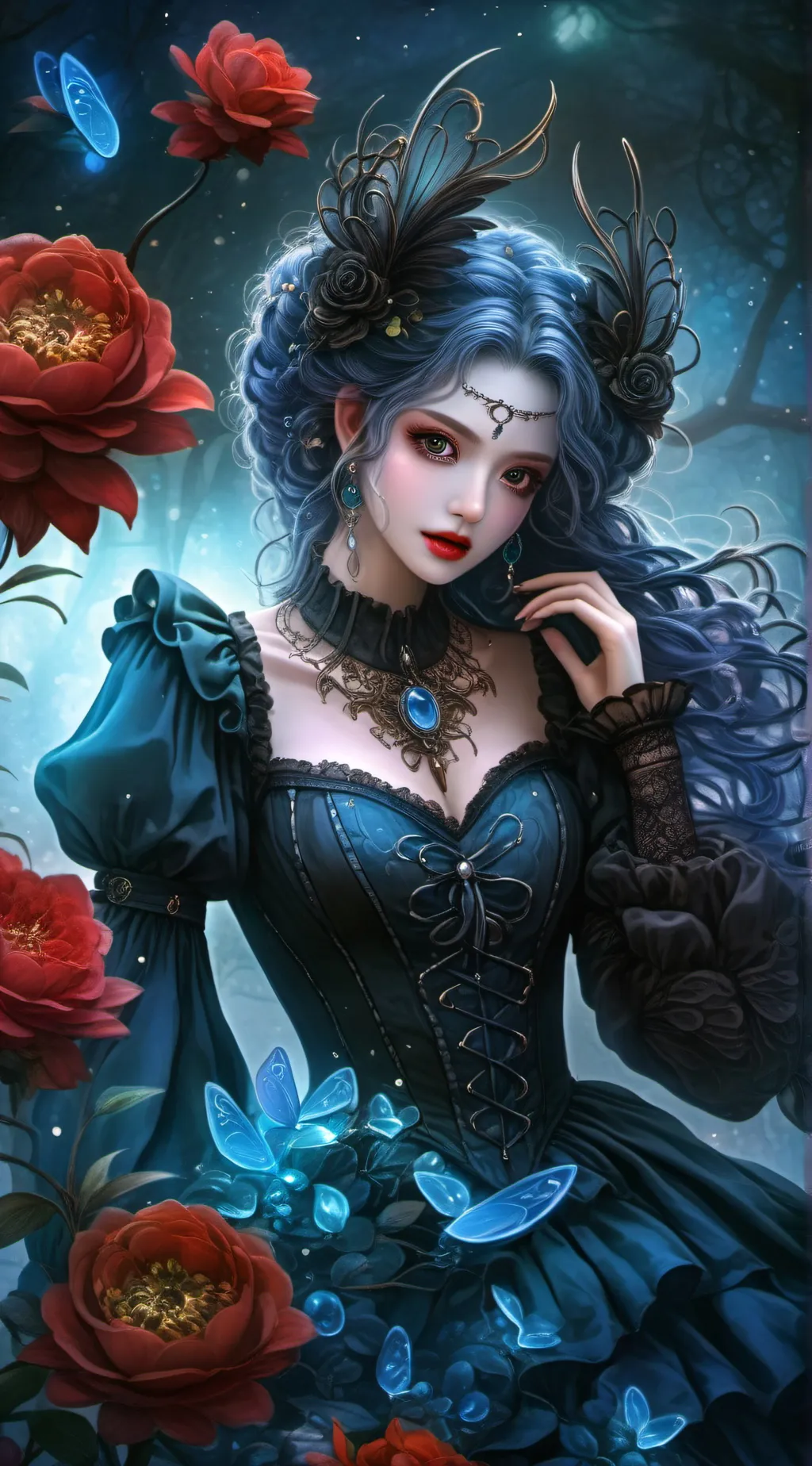 Talkie AI - Chat with ملكه bluwent eye