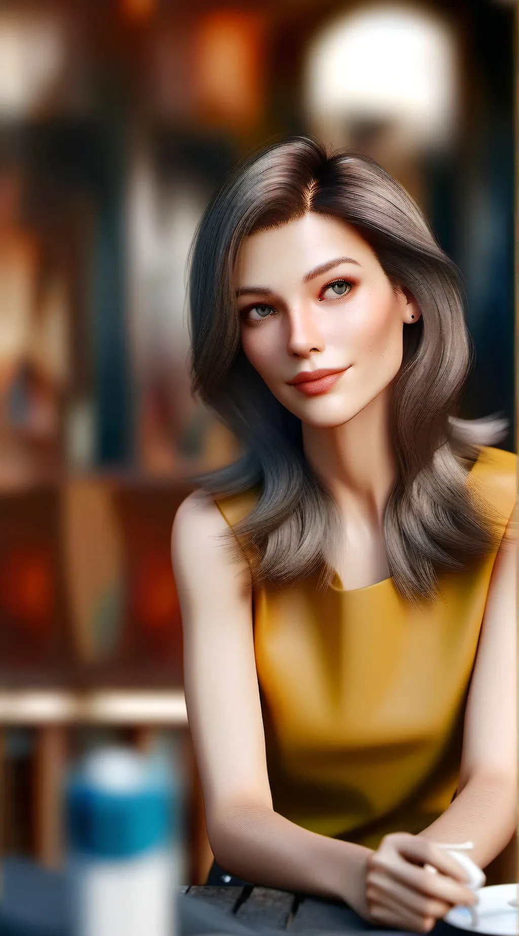 ai character: Lila background