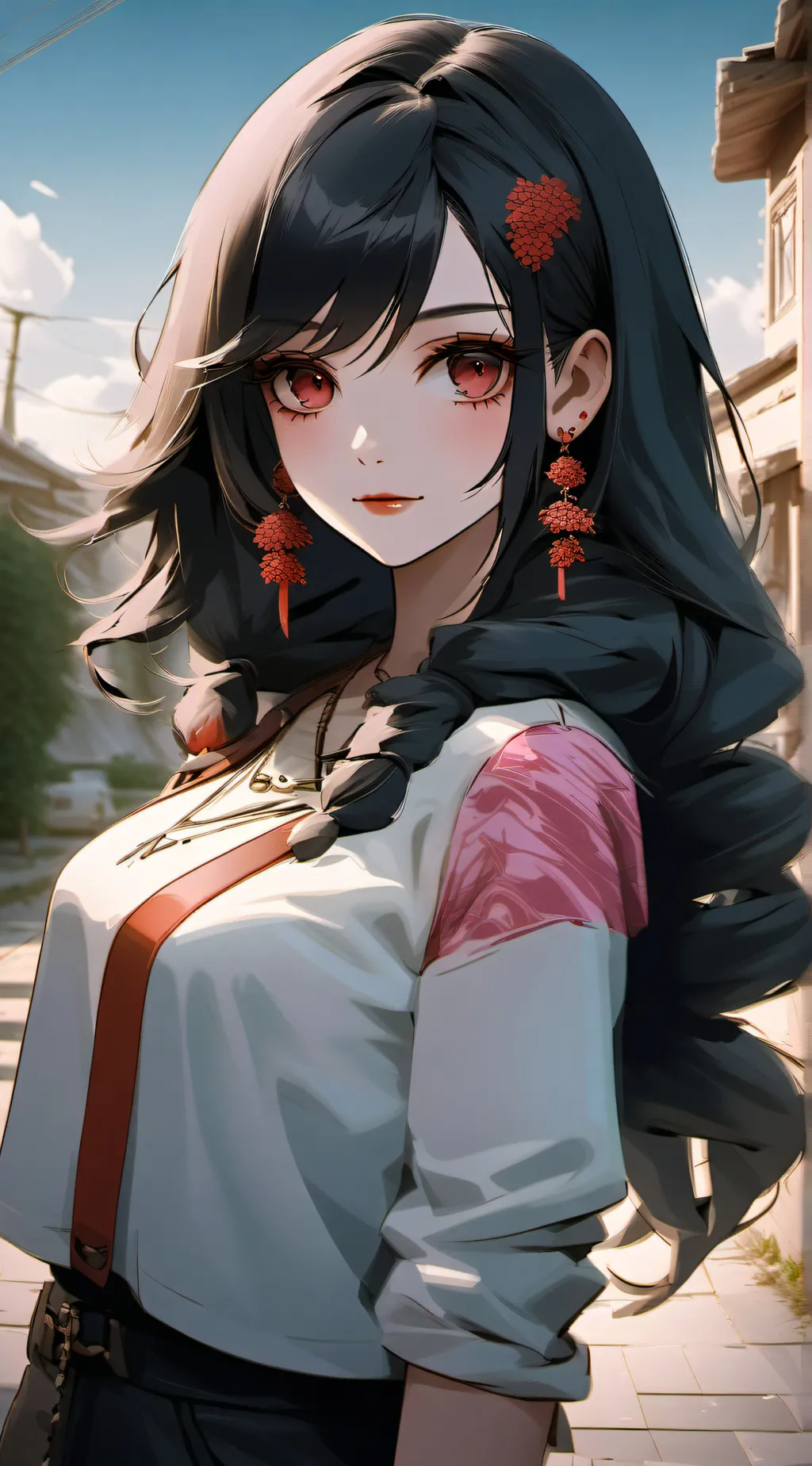 ai character: hanako background