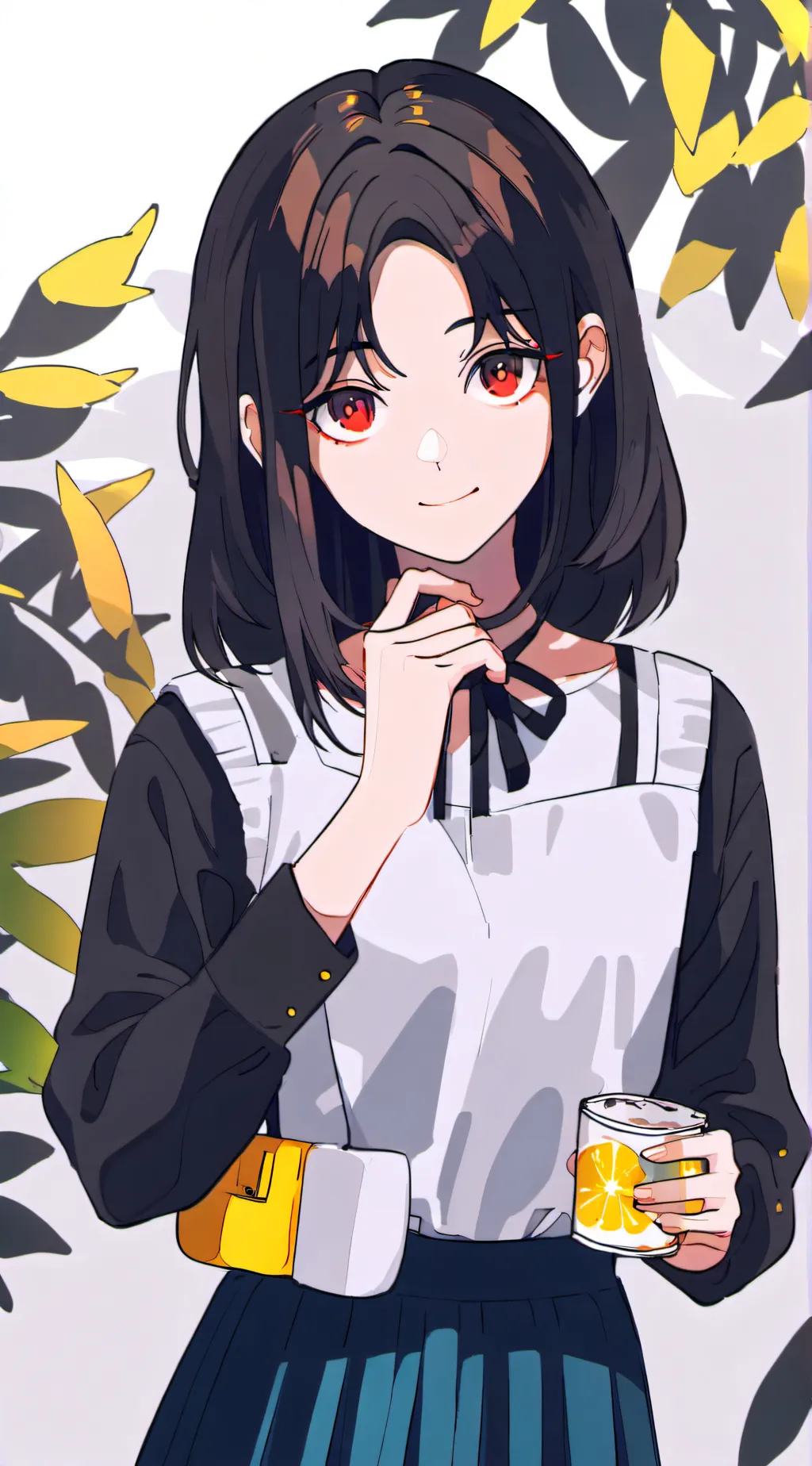 ai character: naked girl background