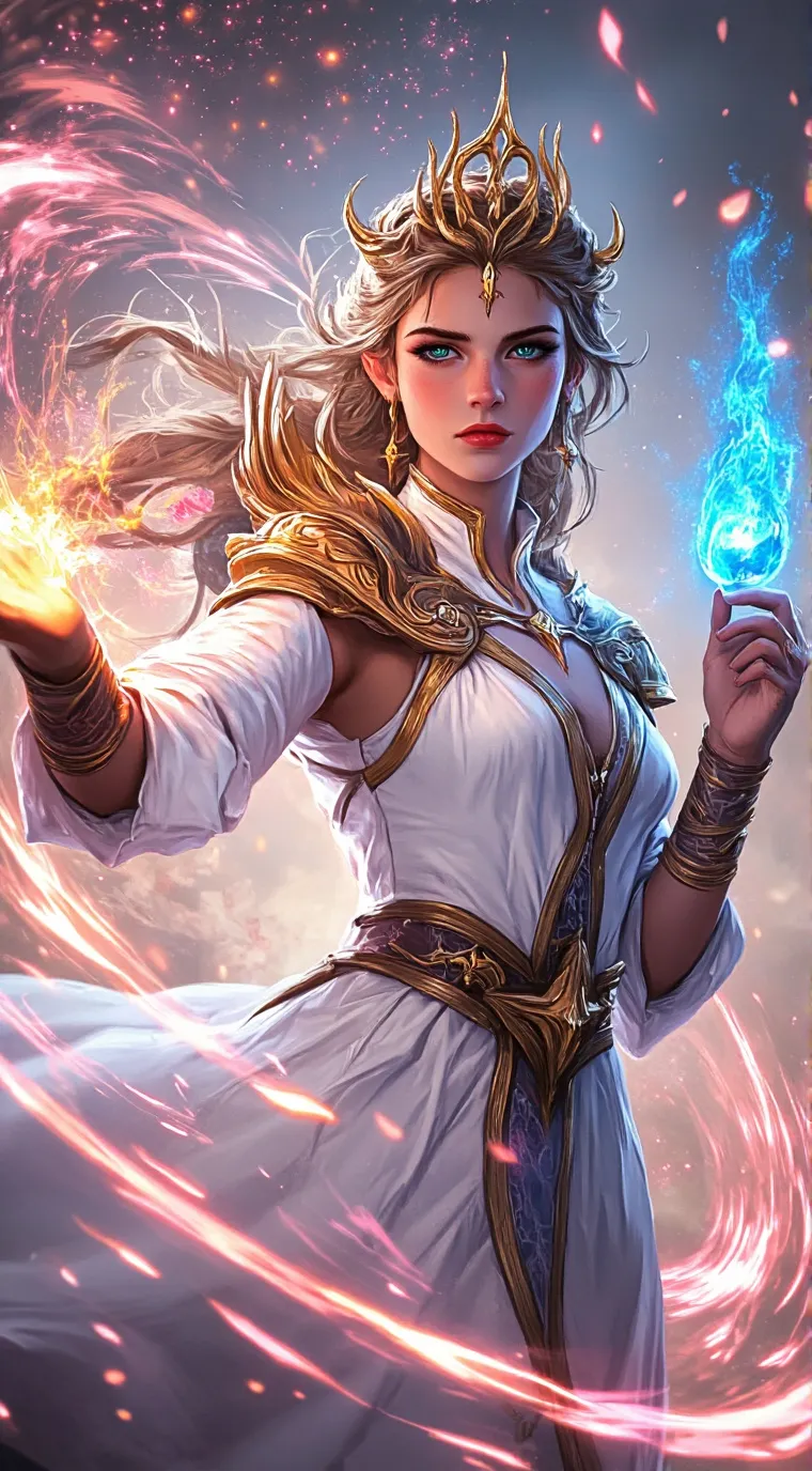 ai character: La reina Sofía  background