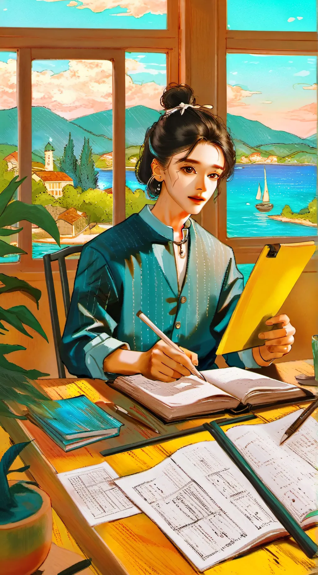 ai character: JJK SUMMER BREAK  background