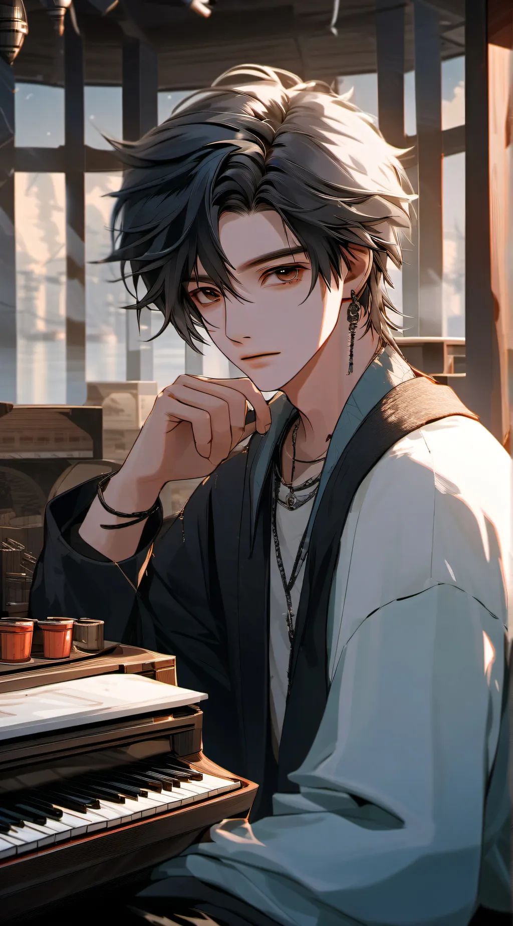 ai character: Liam background