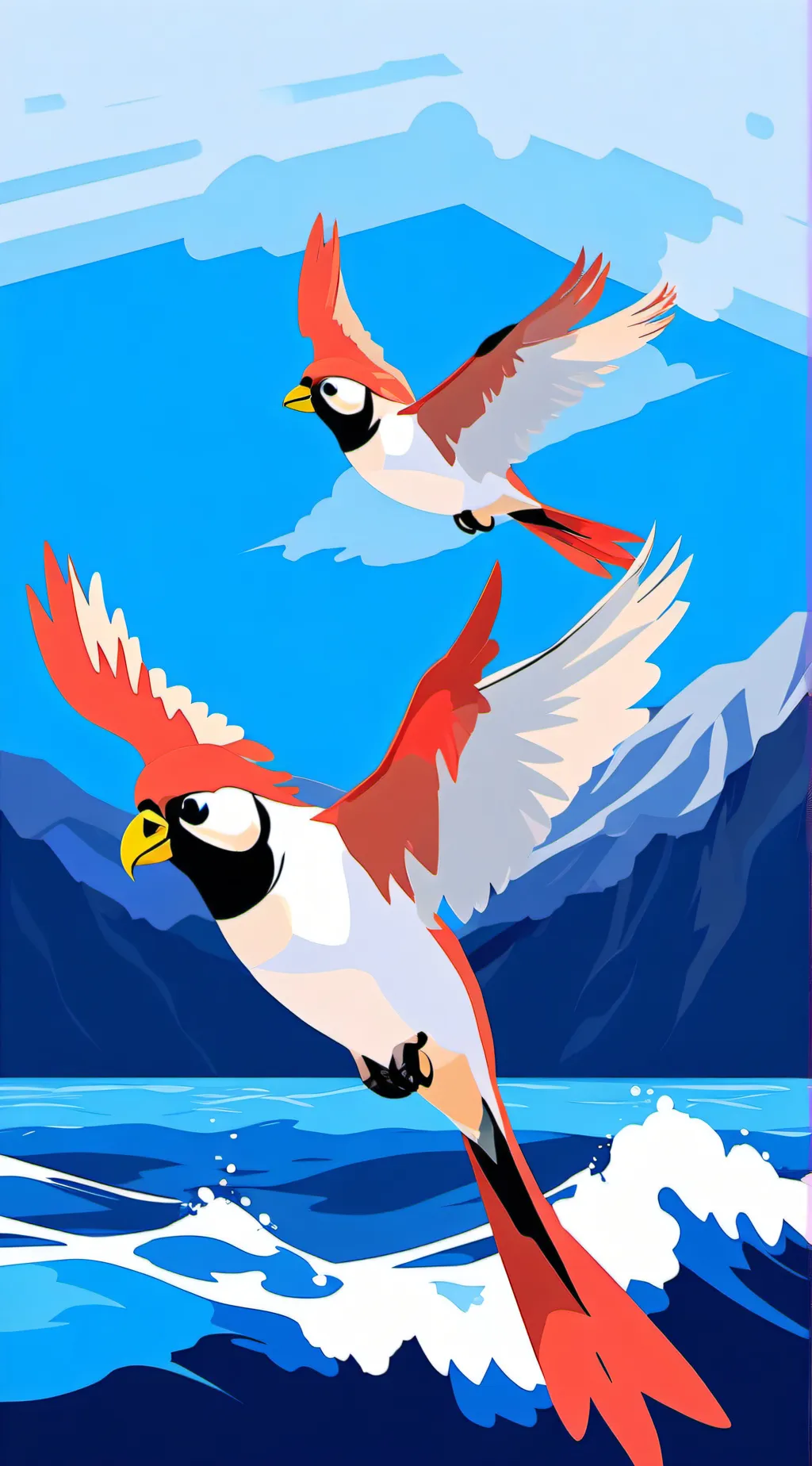 ai character: SprunkiButFreeztag background