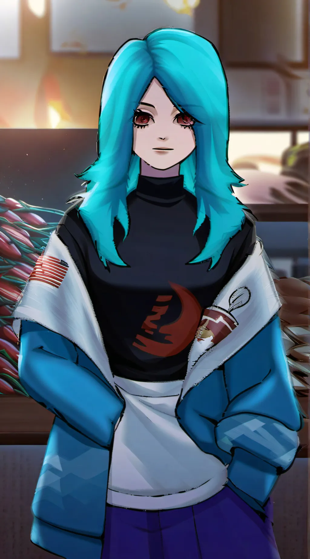 ai character: 『±~sans menina👍 background