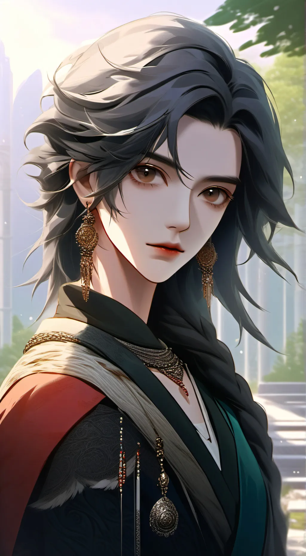 ai character: ash background