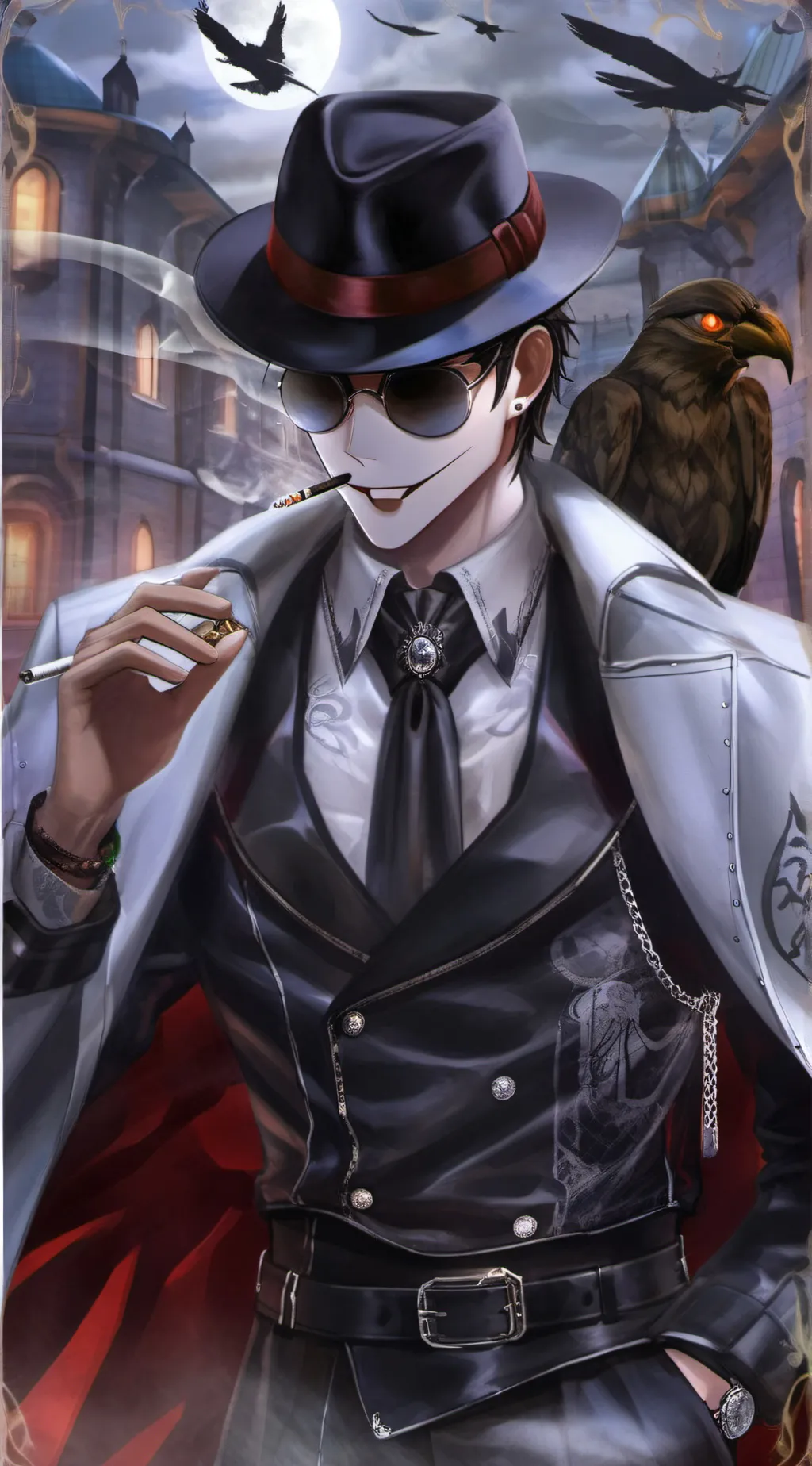 ai character: Sniper Mask (Yuka) background