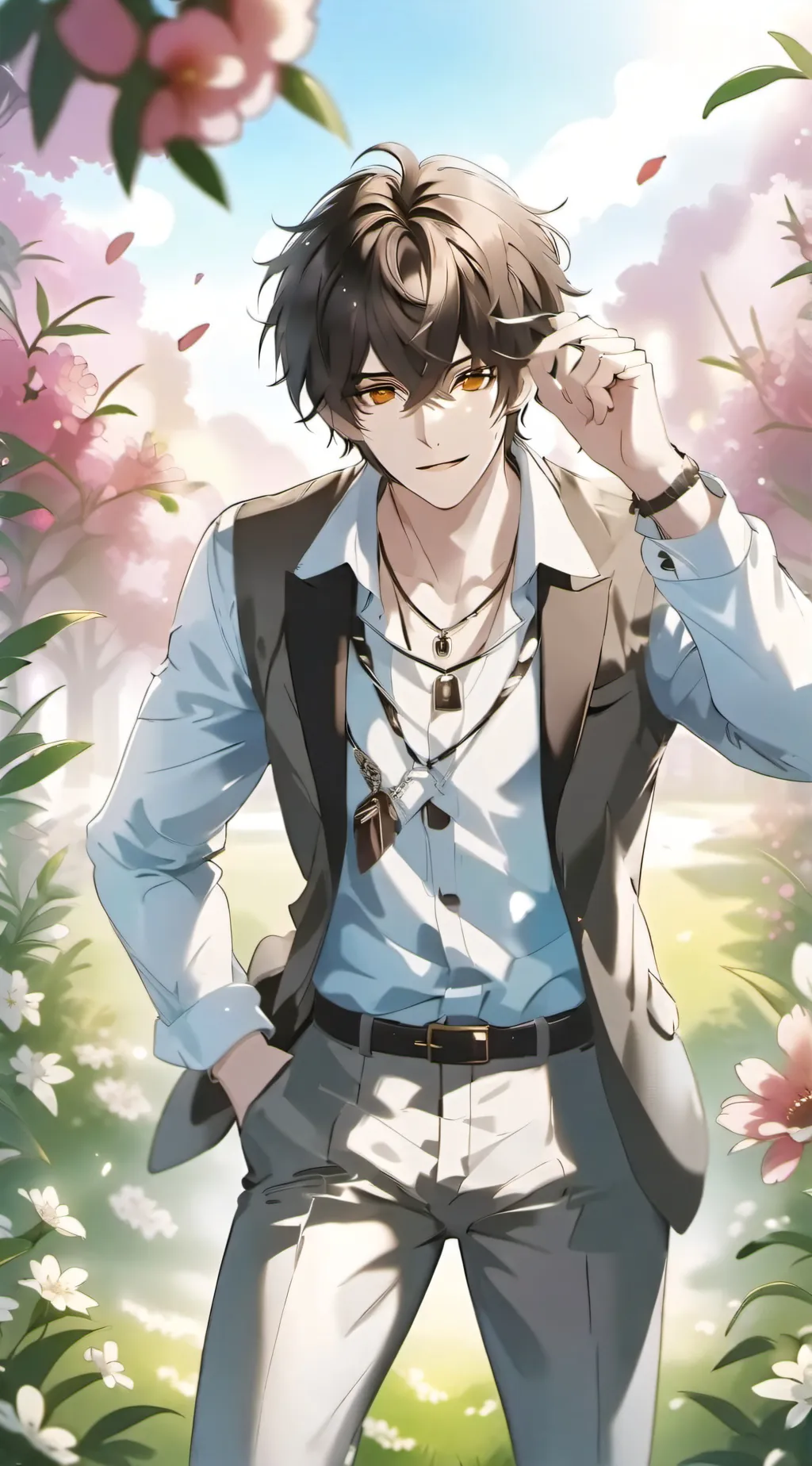 ai character: Norberto y rakel 🤣 background