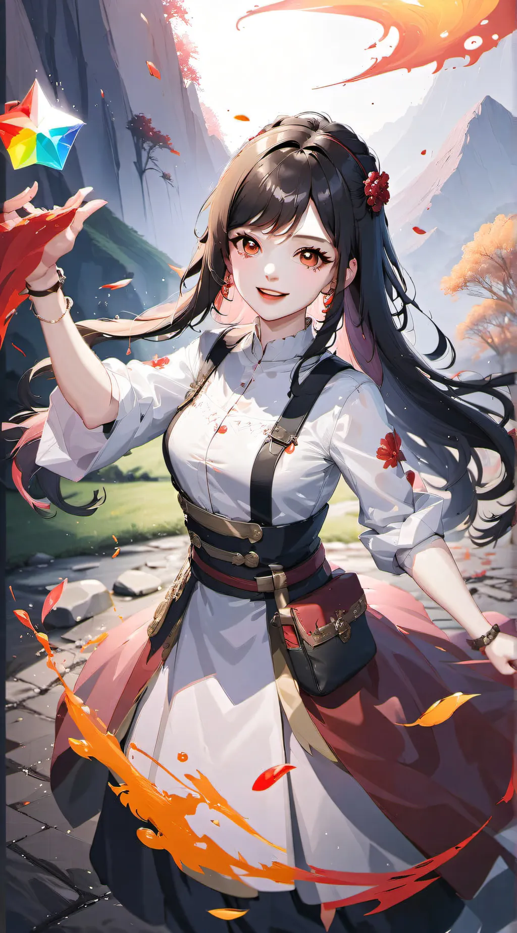 ai character: sarah background