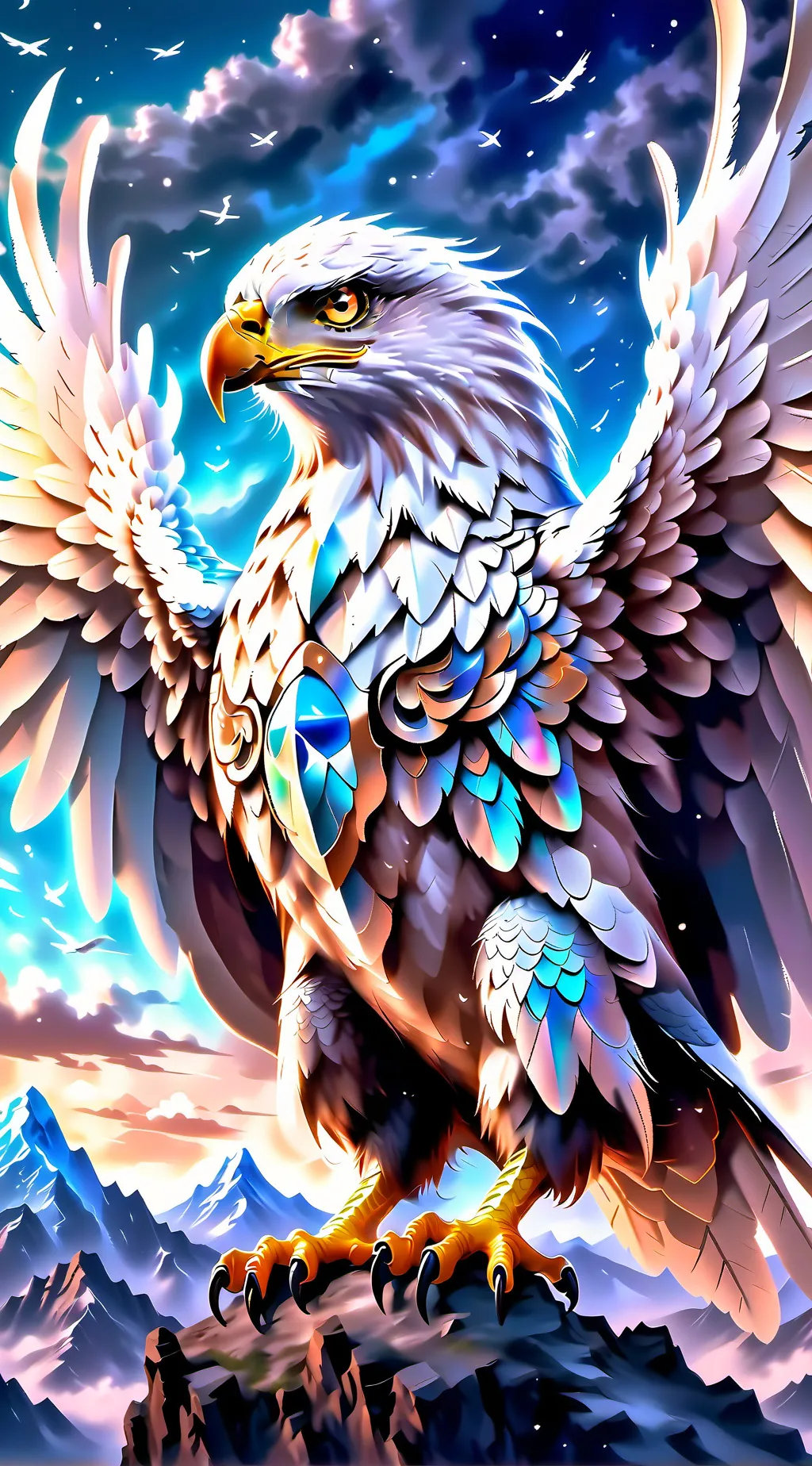 ai character: sky  background