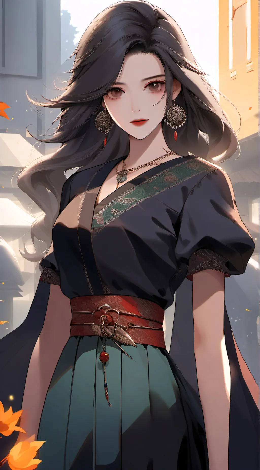 ai character: luna background