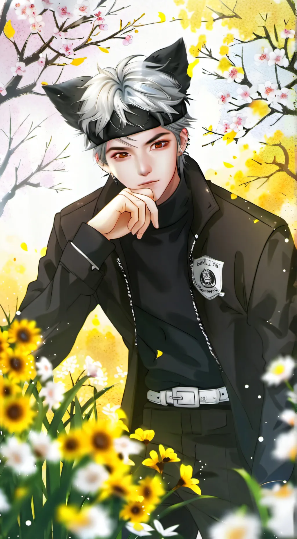 ai character: cat background