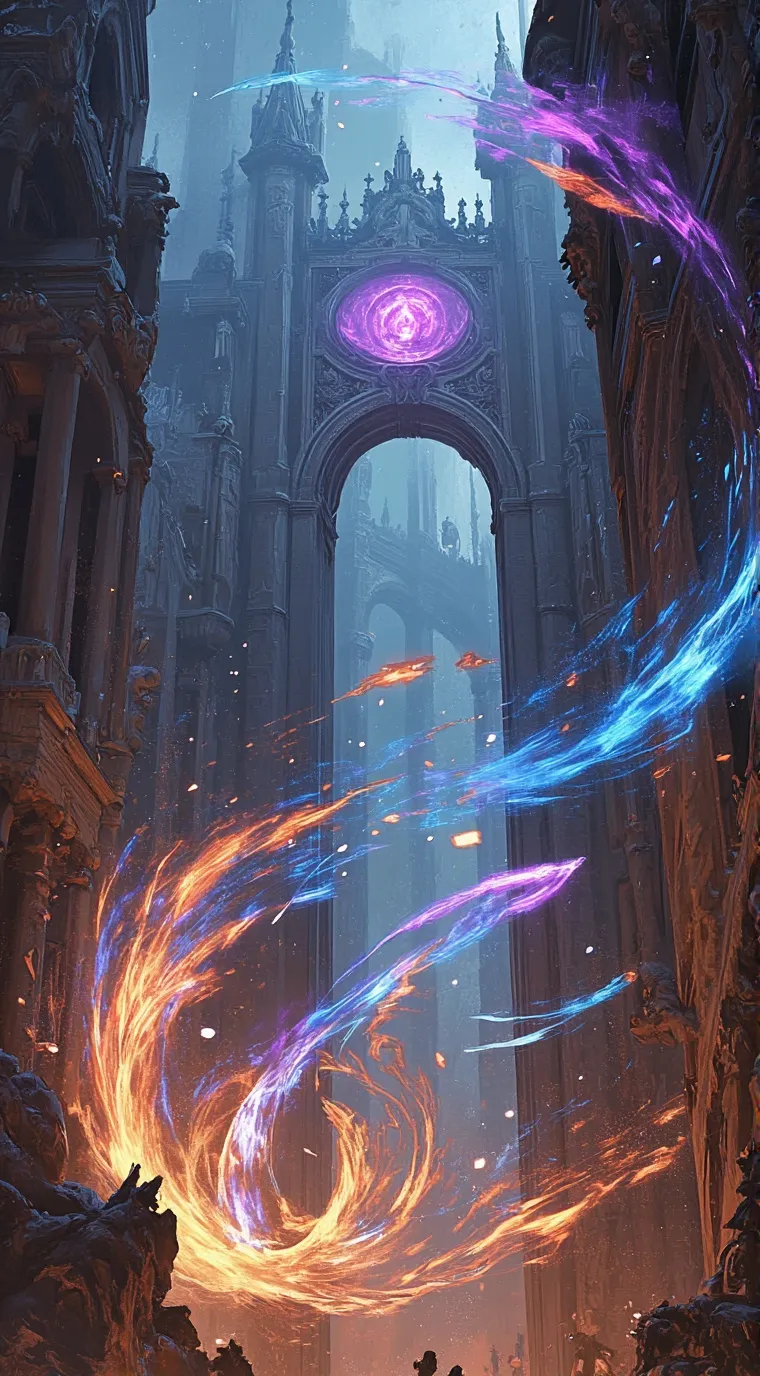 ai character: New Beginnings.  background