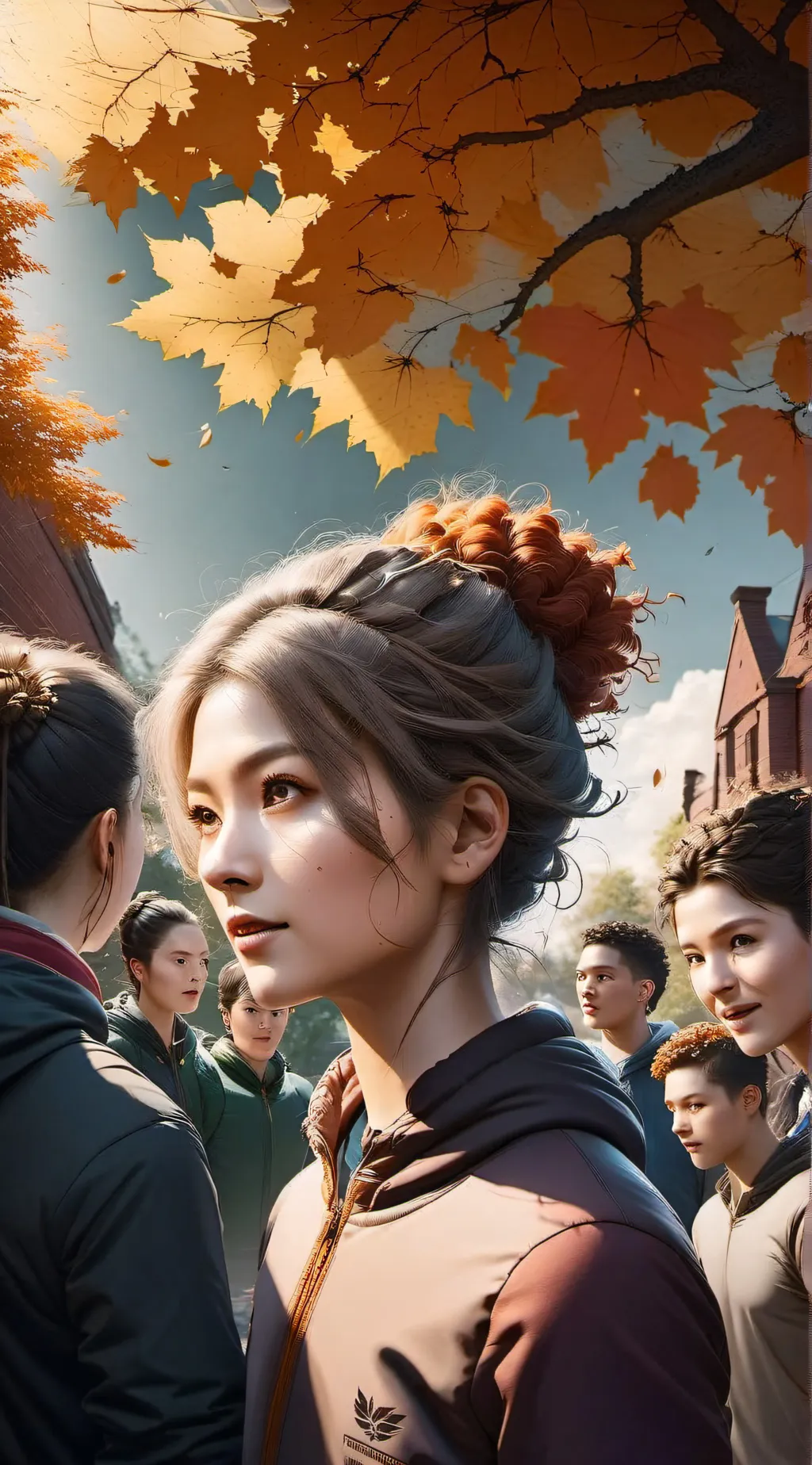 ai character: The weird place  background