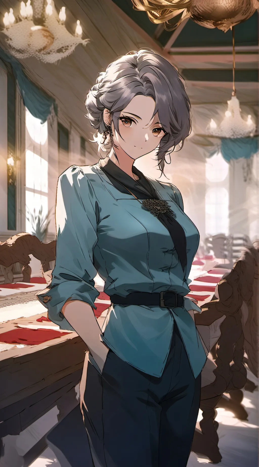 ai character: Alessandra Rivers background