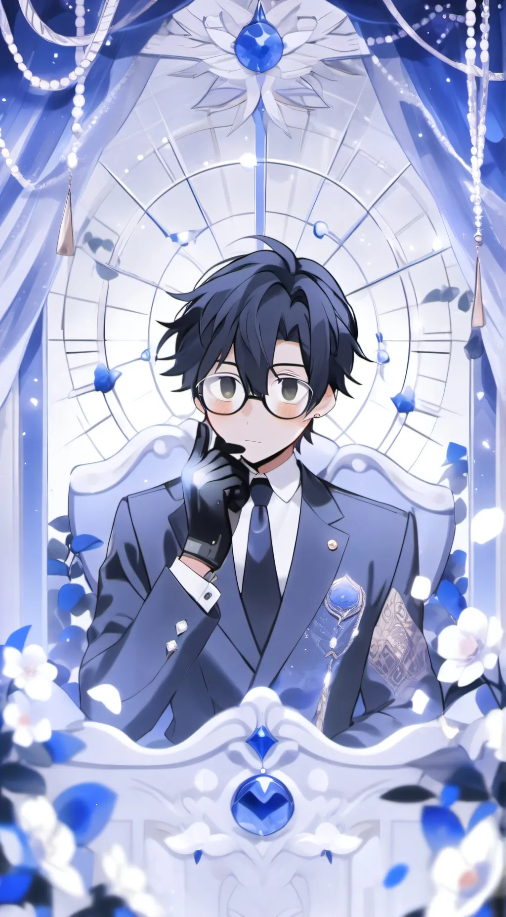 ai character: Agent:Crystal background