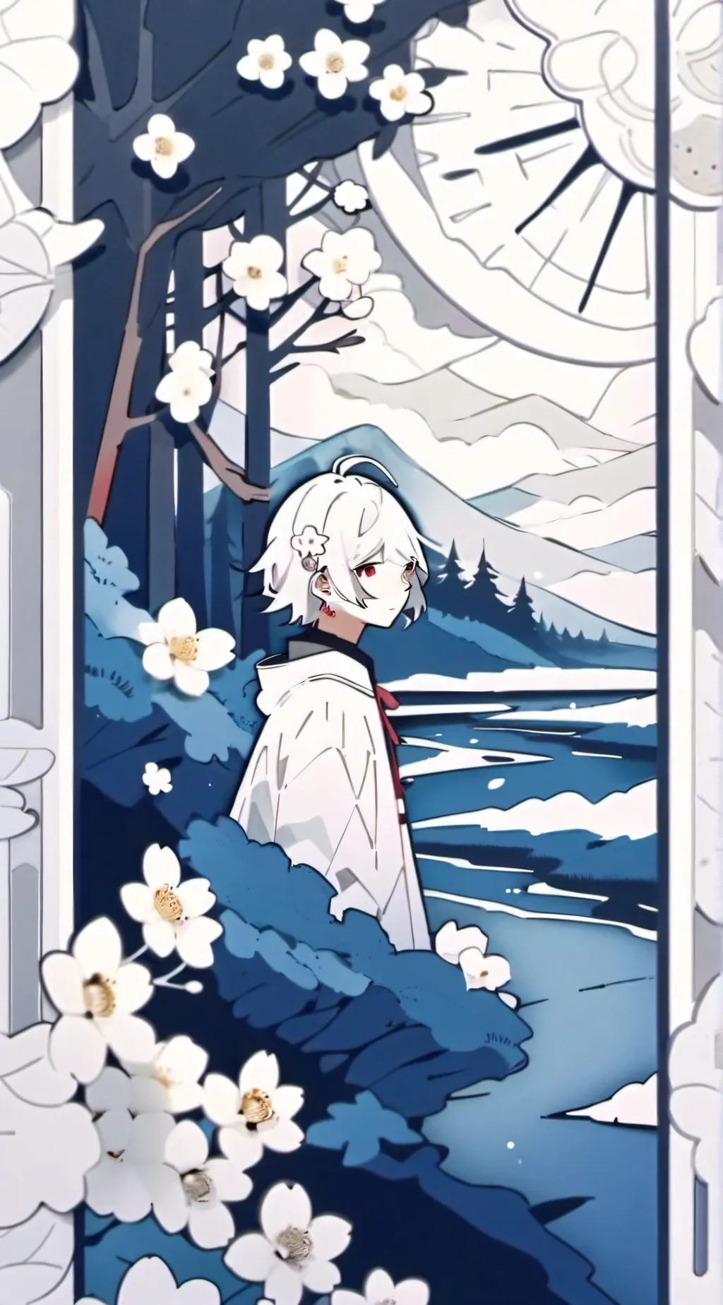 ai character: axel corazon de🍈❤️ background