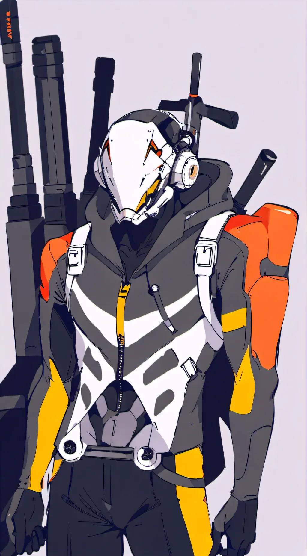 ai character: ash background