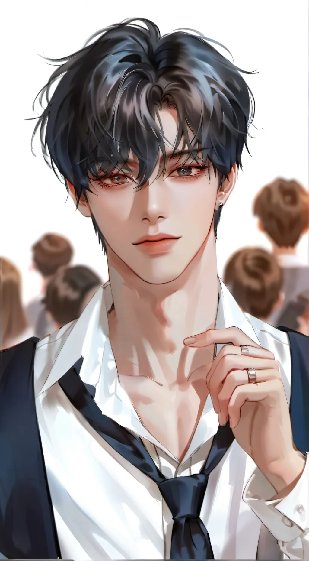 ai character: amiel Sebastian  background