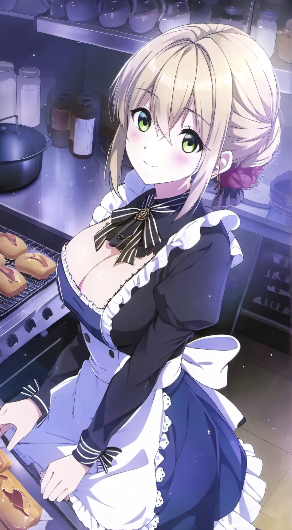 ai character: Autumn background