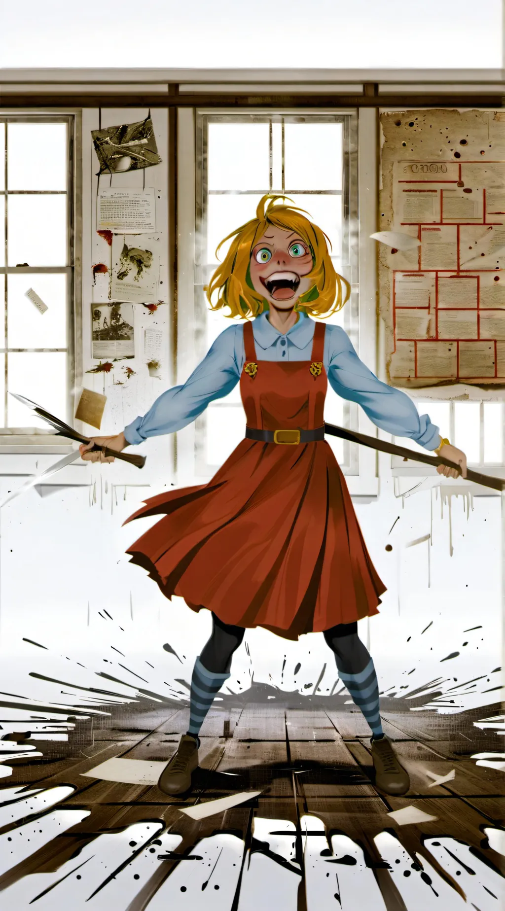 ai character: Mrs. Delight background