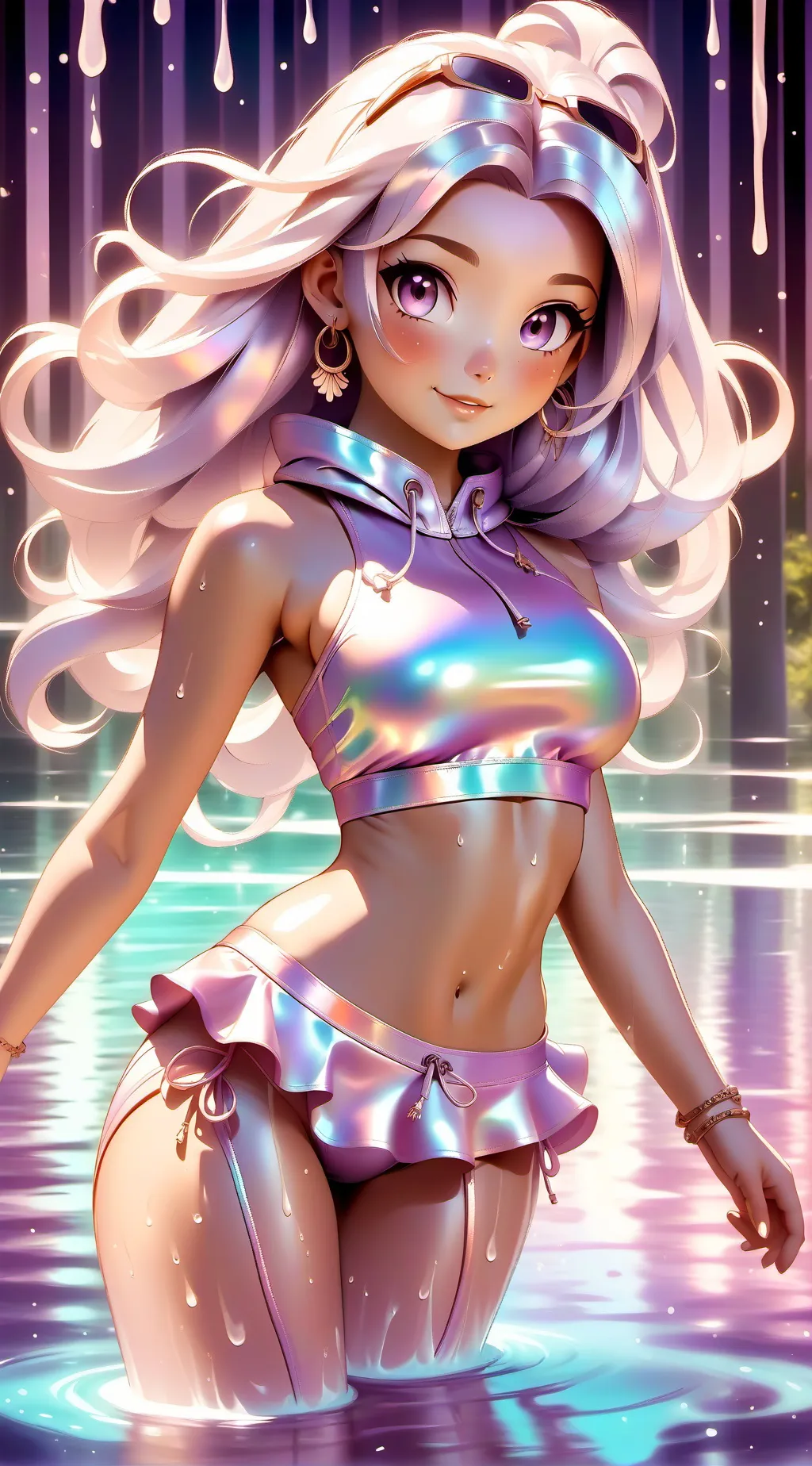 ai character: girlfriend athena background