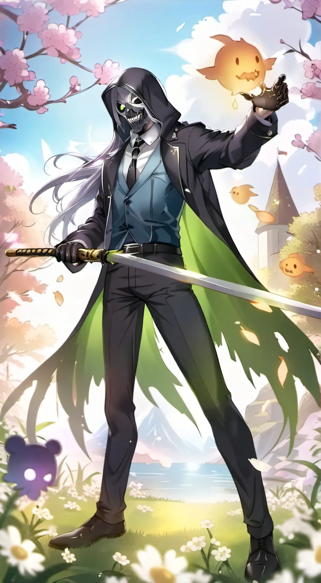 ai character: Grim Reaper background