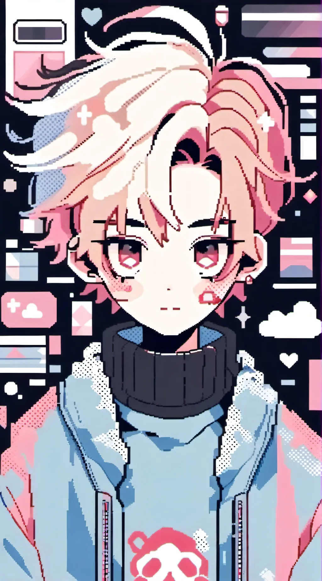 ai character: Glitson background