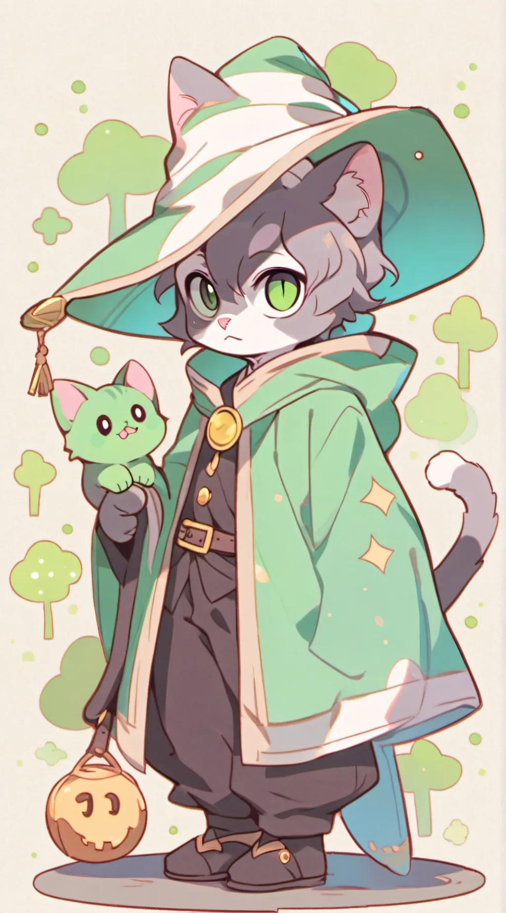 ai character: 😸FLOYD😸 background