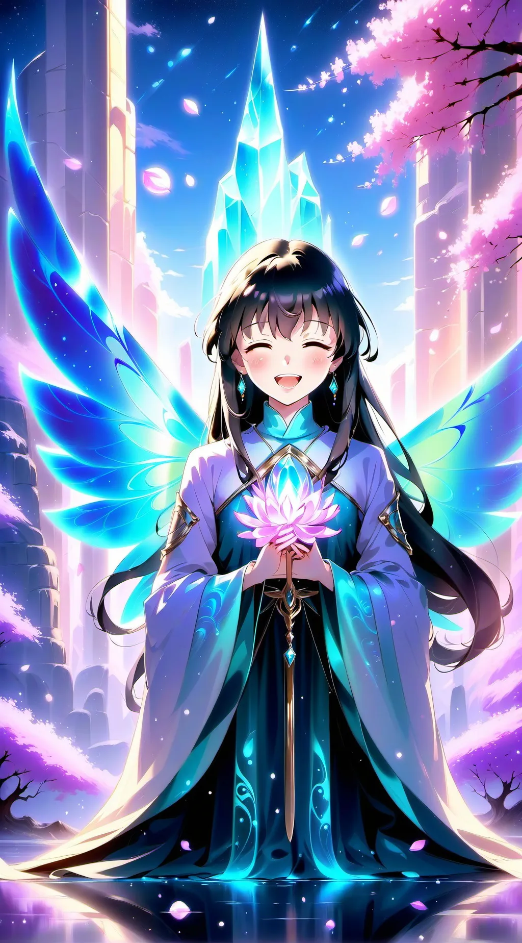 ai character: godofsoul hashira  background