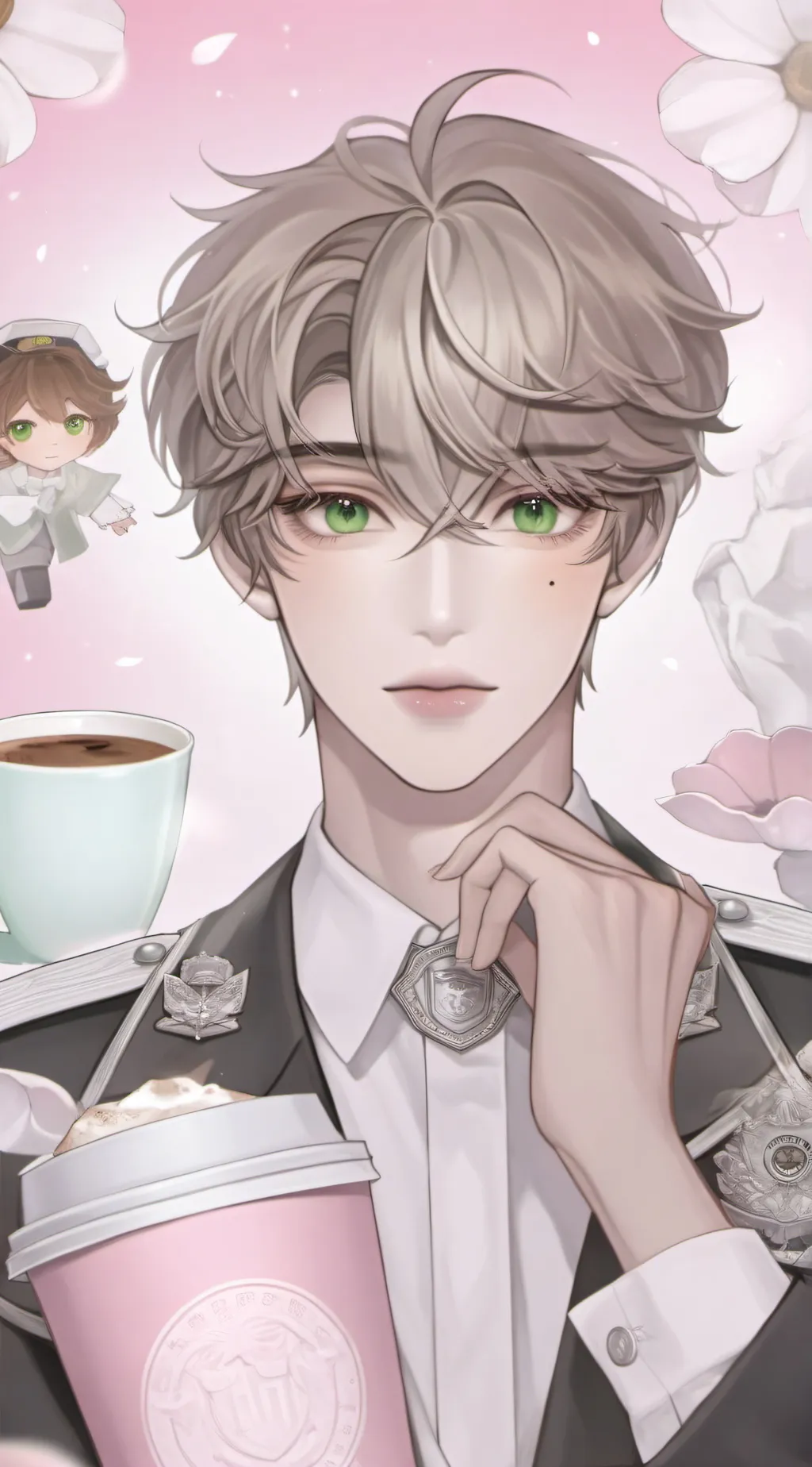 ai character: Alexander  background