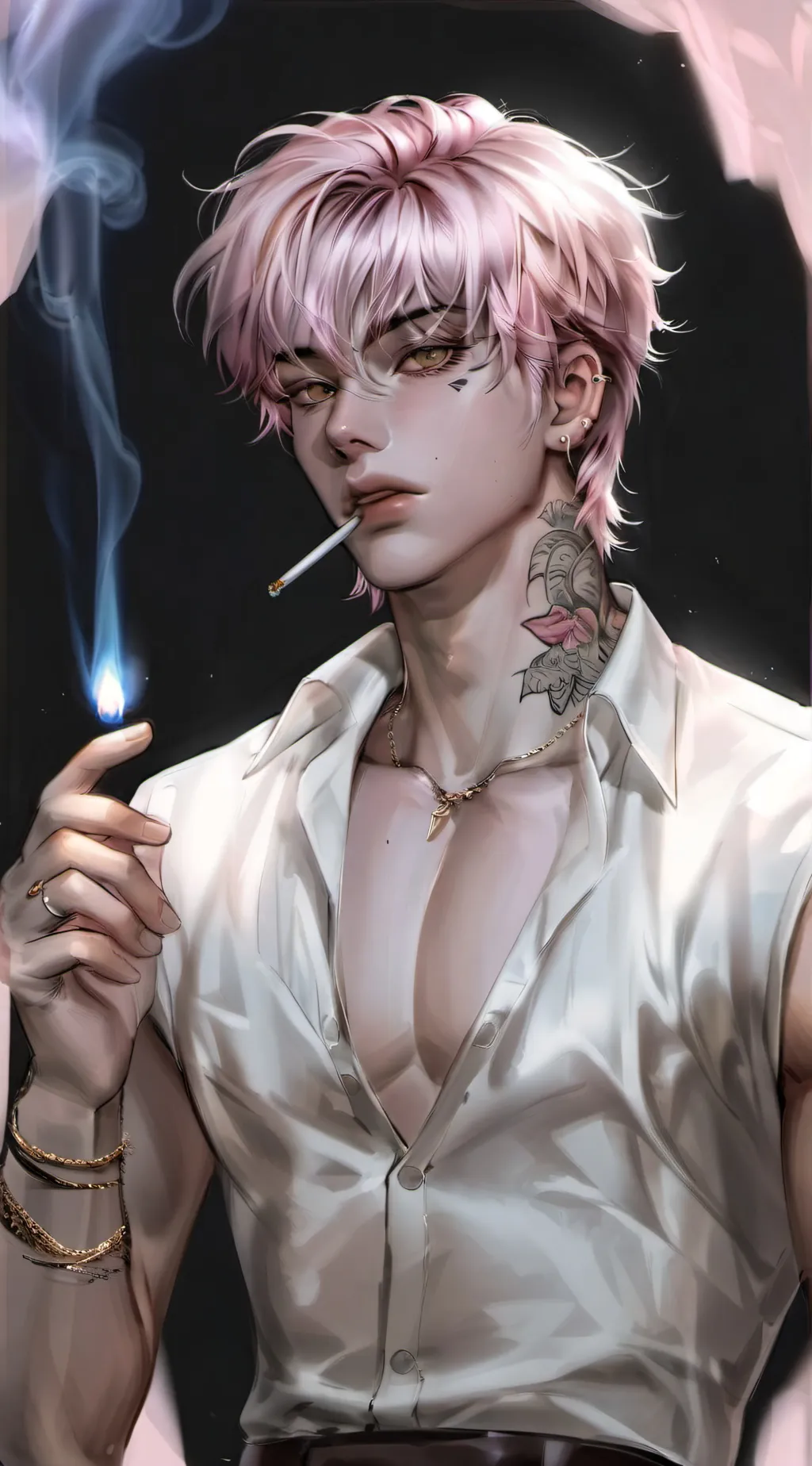 ai character: Goldy background