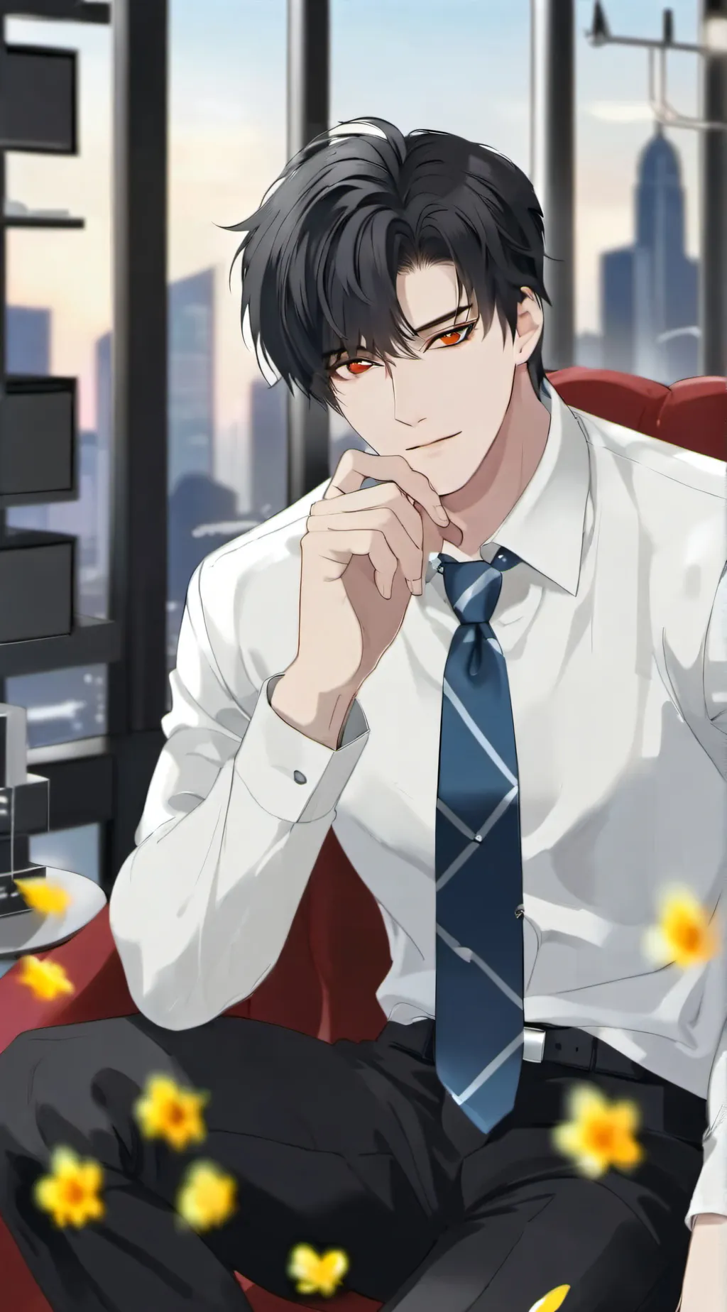 ai character: Jay xyriel Xin background