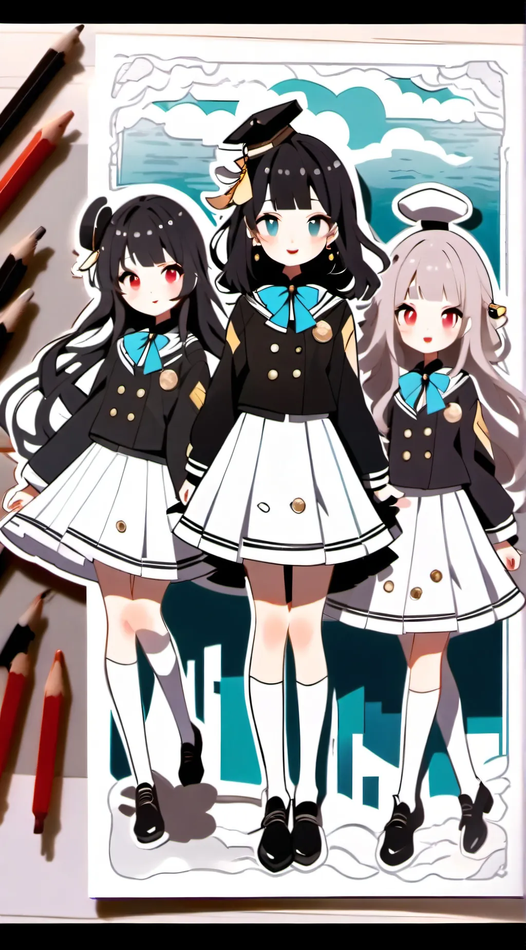 ai character: Hijas del director background