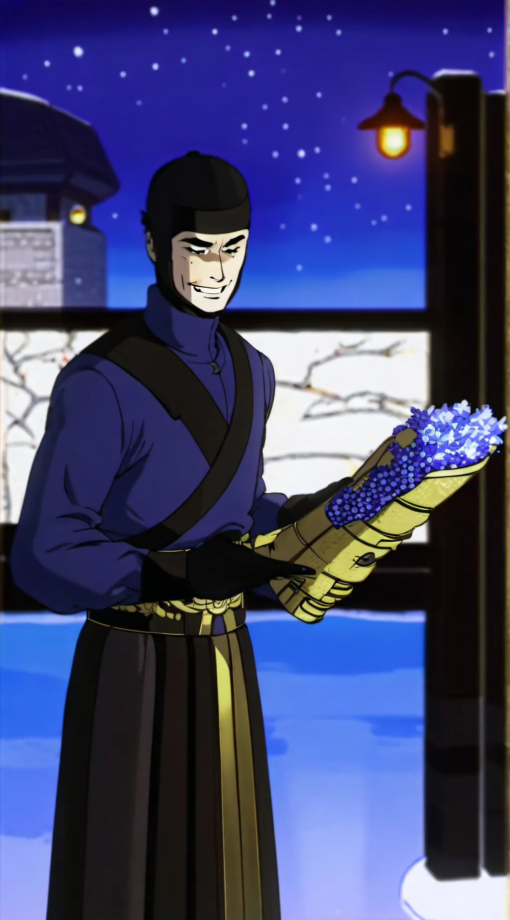 ai character: HL1 Cast on a Boat background