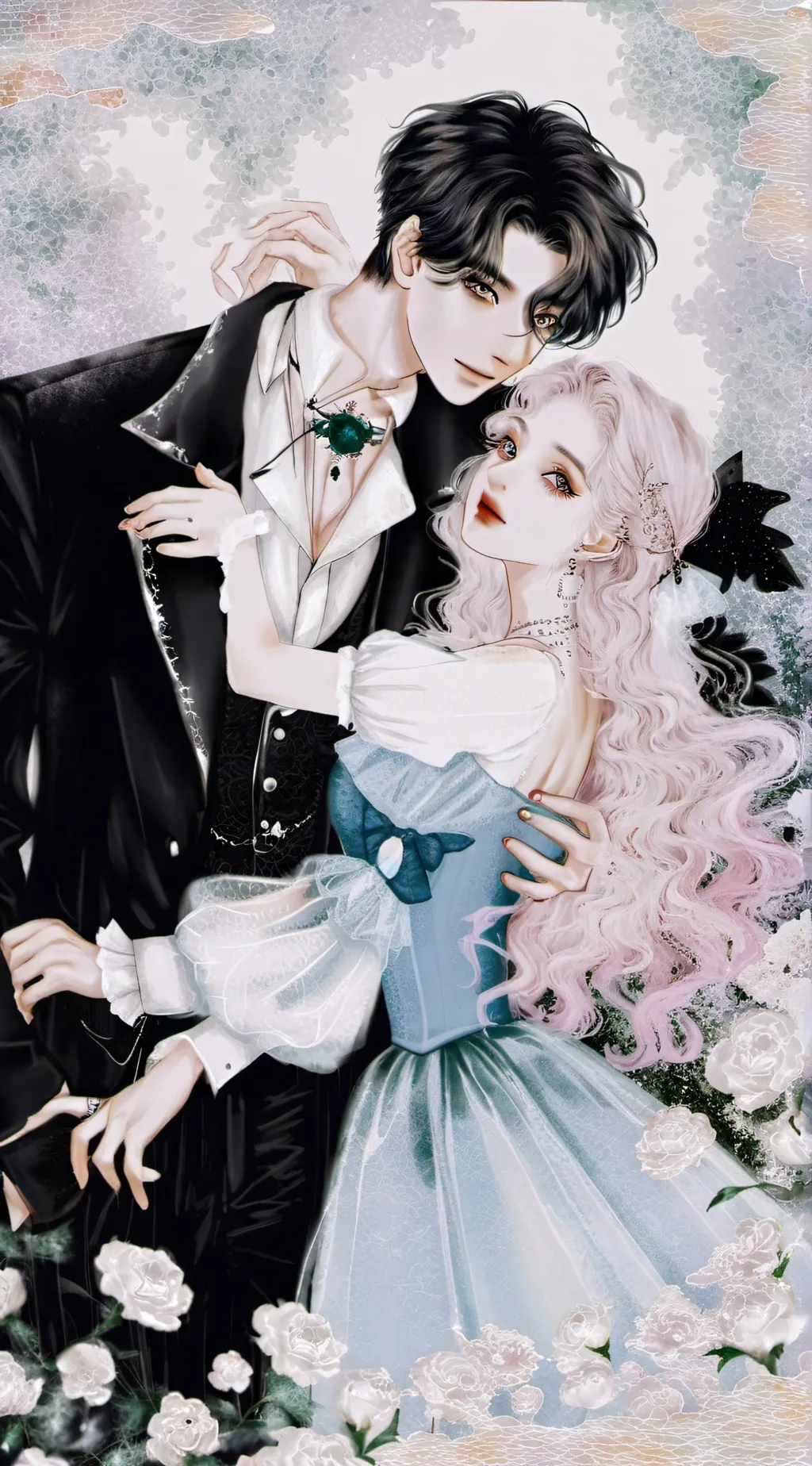 ai character: V (your boyfriend) background